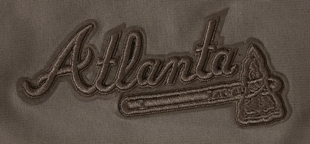 MLB ATLANTA BRAVES NEUTRAL WOMEN'S JERSEY LEGGING (DARK TAUPE)