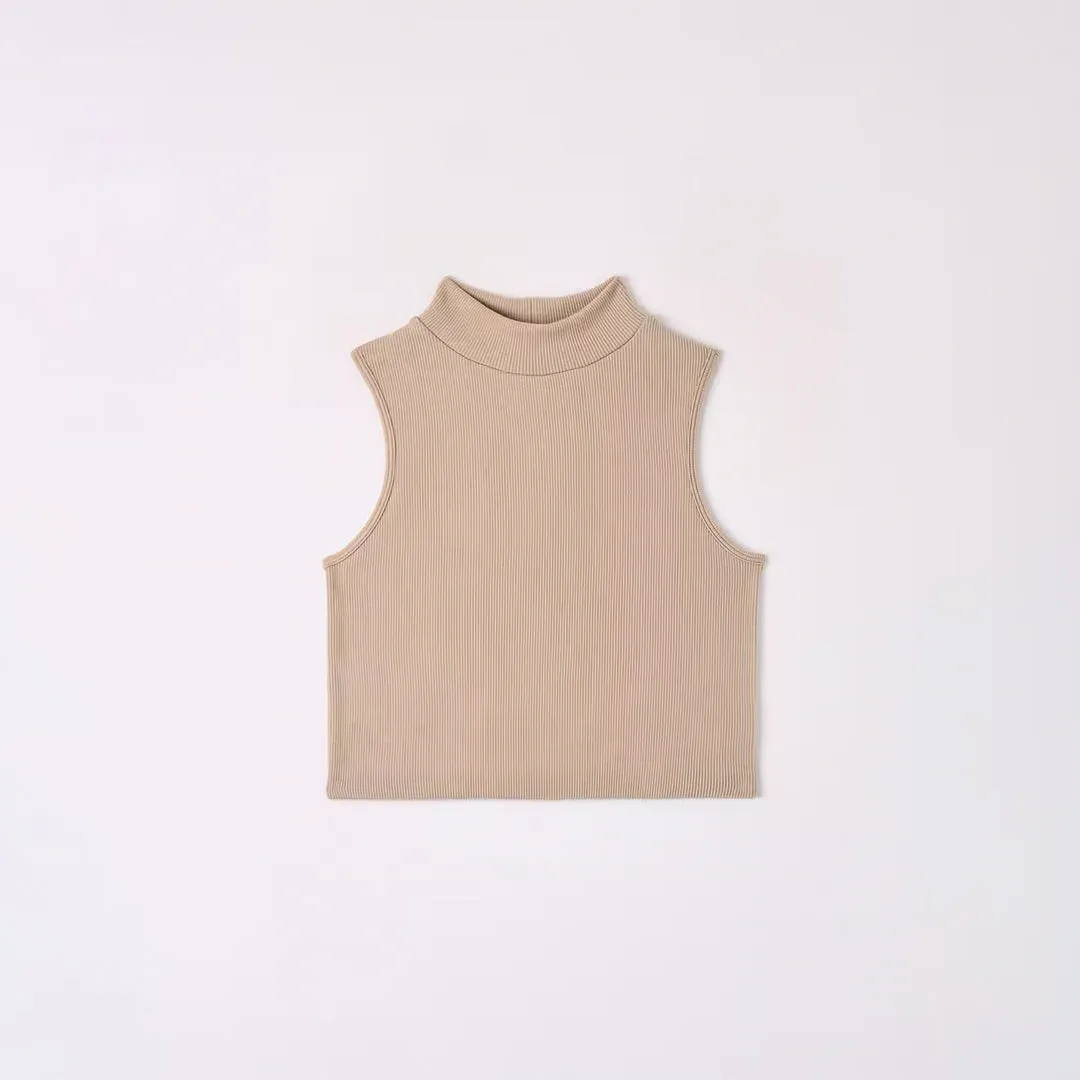 Mock Neck Seamless Top