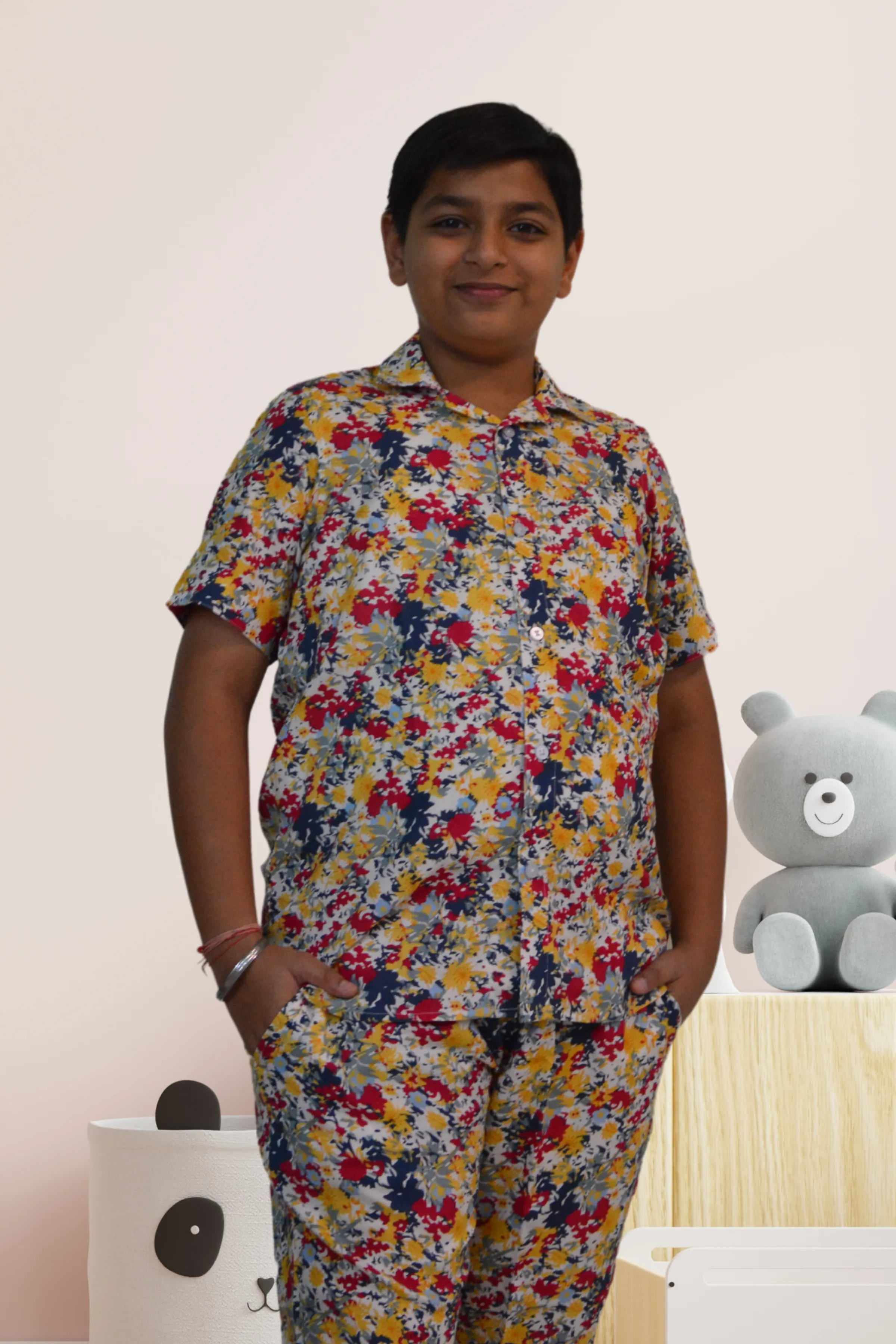 Multi Hued Kids Co-ord Set