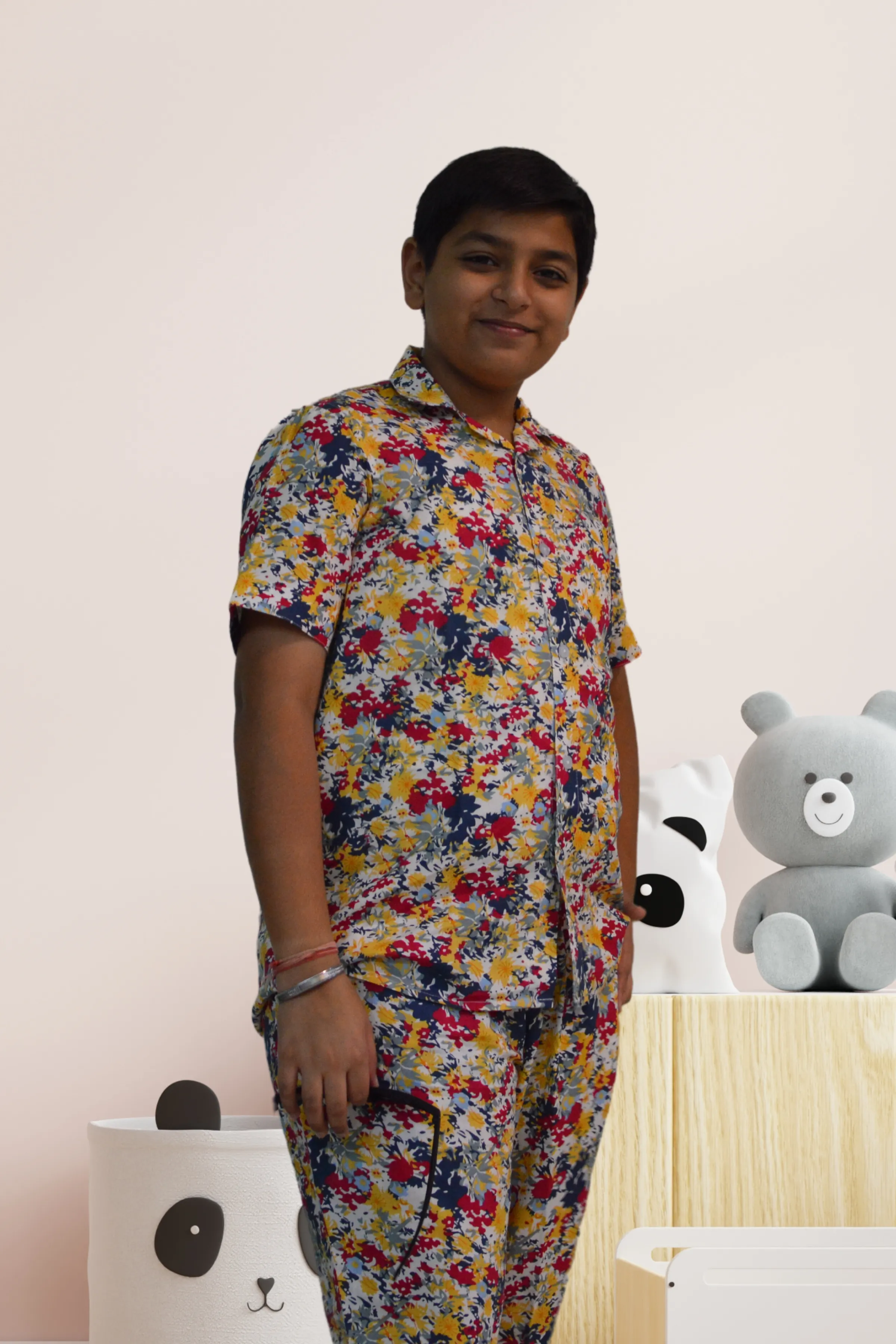Multi Hued Kids Co-ord Set