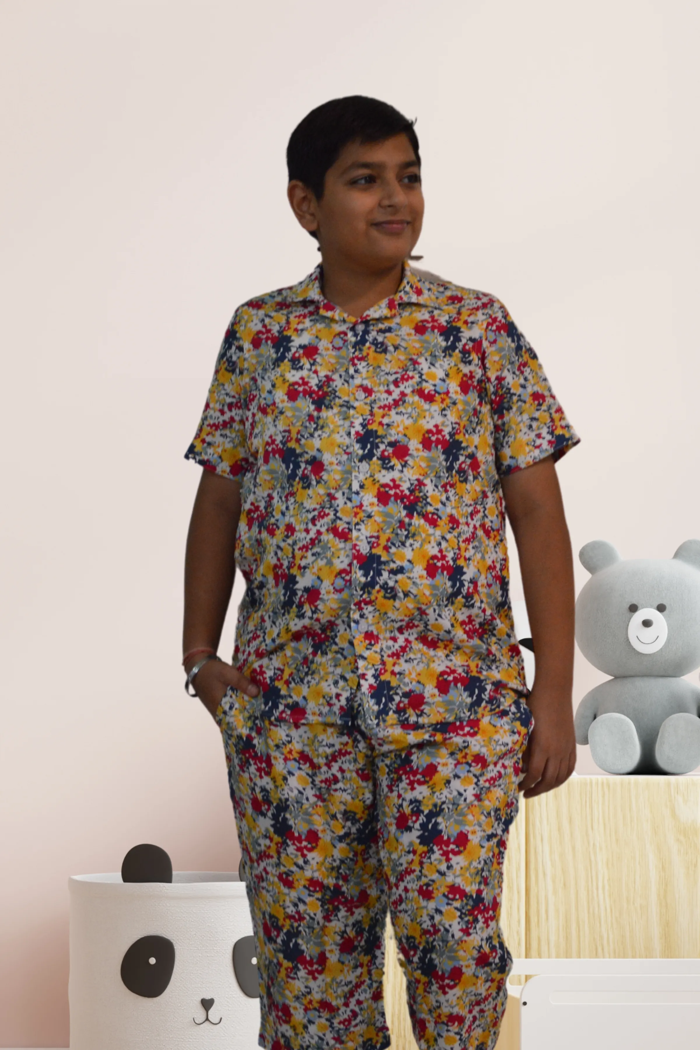 Multi Hued Kids Co-ord Set