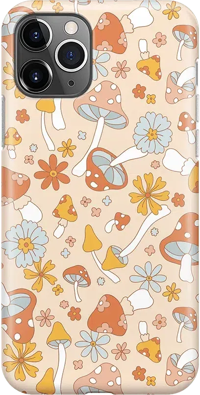 Mushroom Magic | Retro Floral Case