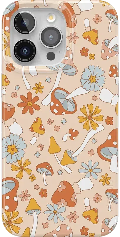Mushroom Magic | Retro Floral Case
