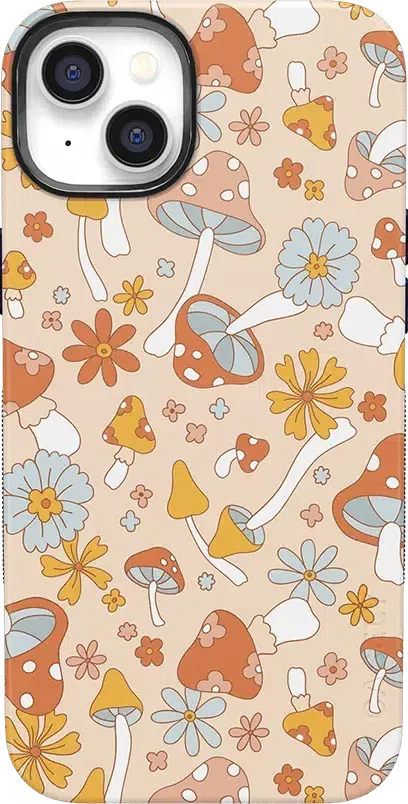 Mushroom Magic | Retro Floral Case