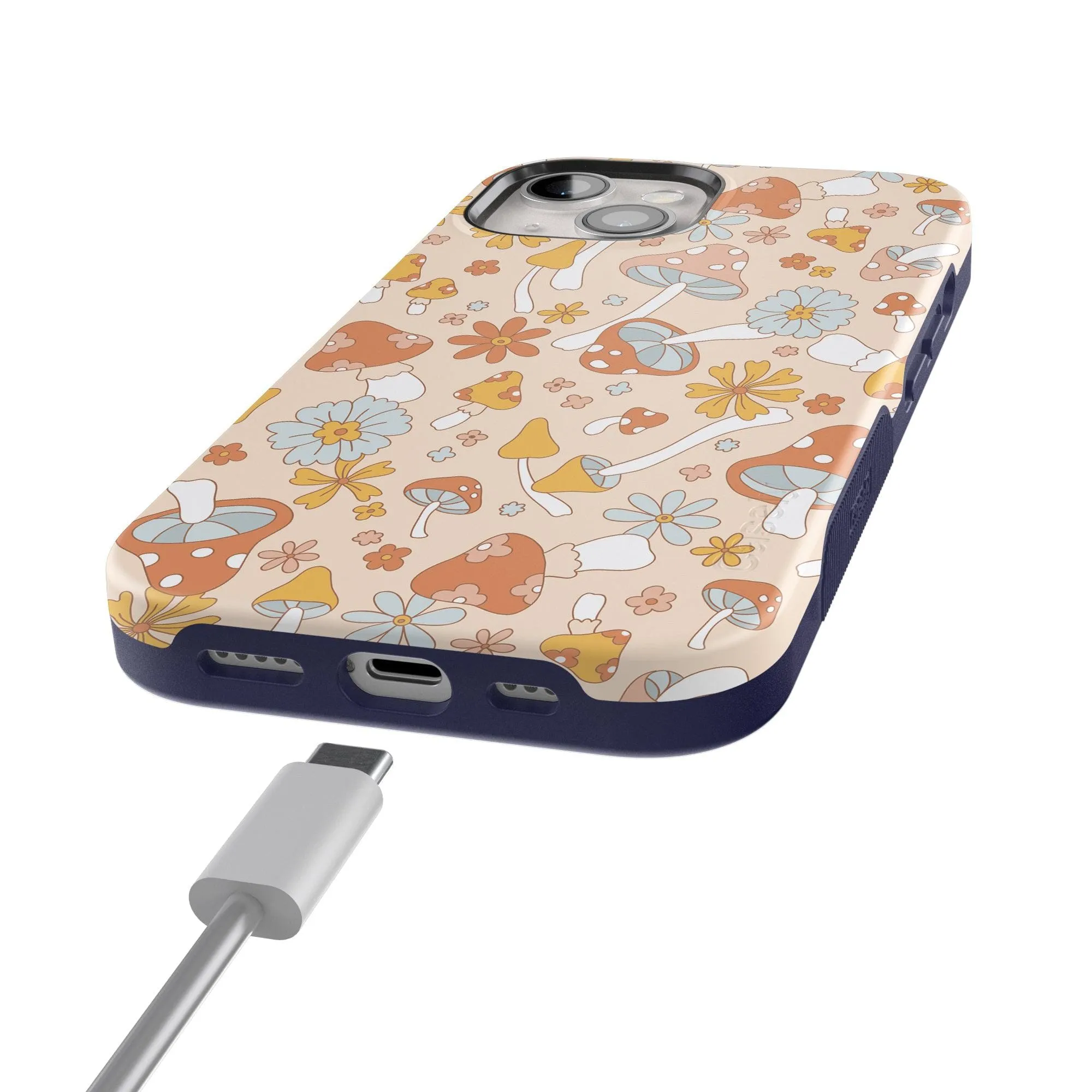 Mushroom Magic | Retro Floral Case