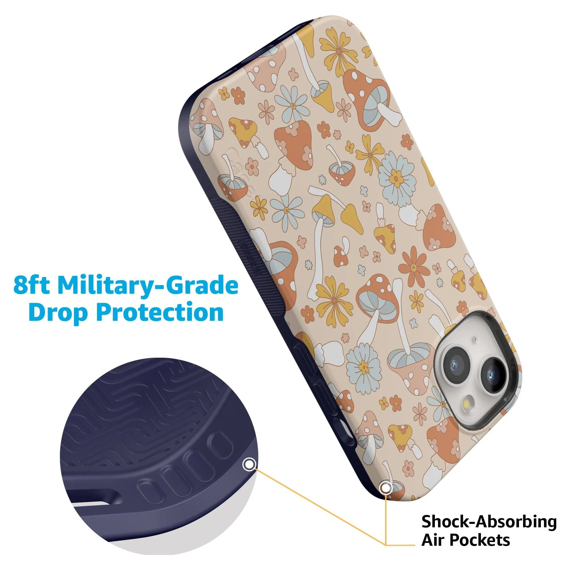 Mushroom Magic | Retro Floral Case
