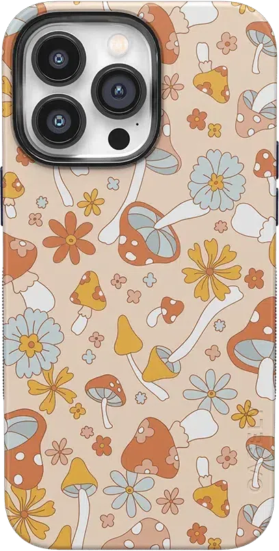 Mushroom Magic | Retro Floral Case