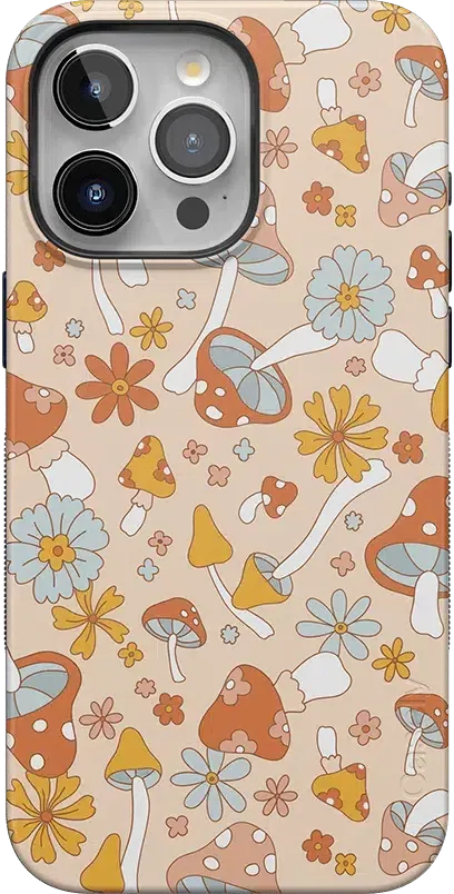Mushroom Magic | Retro Floral Case