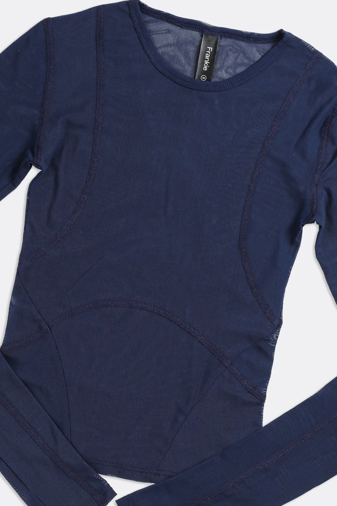 Recycled Midnight Mesh Top