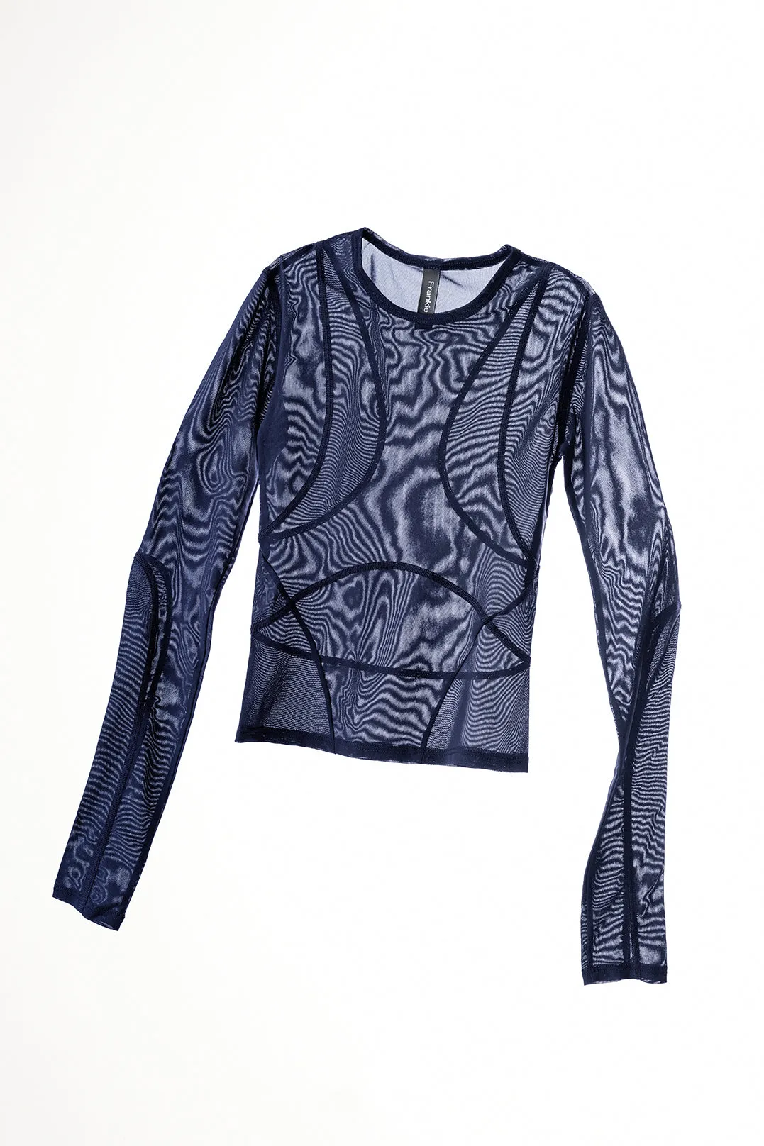 Recycled Midnight Mesh Top