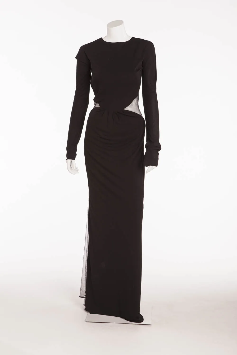 Roberto Cavalli - Long Black Dress Open Back