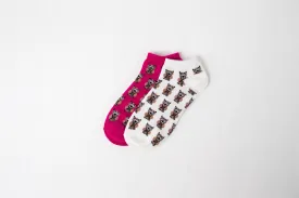 Socksmile Women's No Show Socks 2 Pair Pack.