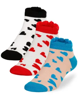 Socksmile Women's No Show Socks 3 Pair Pack.