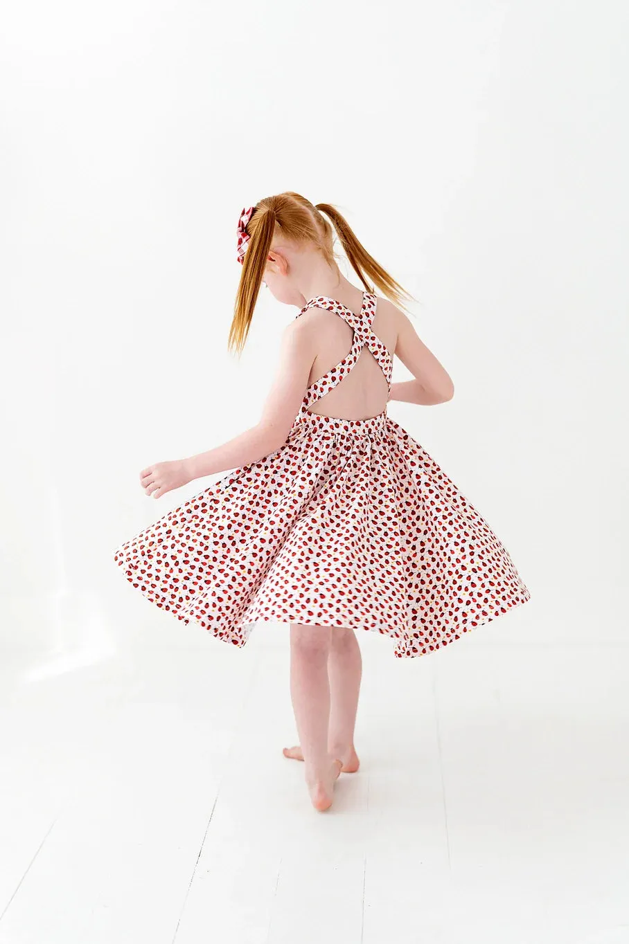 Sofia Dress in Ladybugs