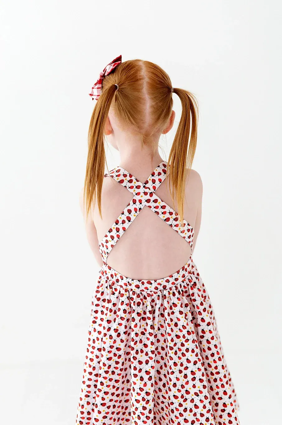 Sofia Dress in Ladybugs