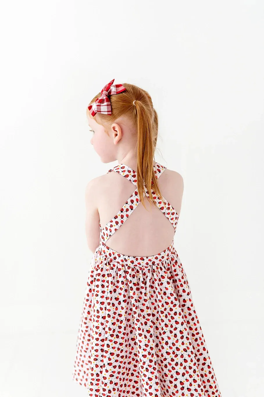 Sofia Dress in Ladybugs