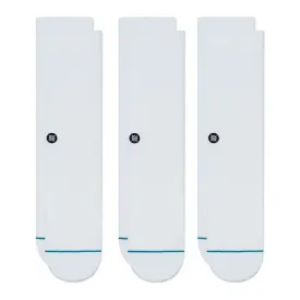 STANCE - 3 Pack Meia Icon "White"