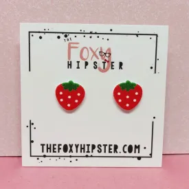 Strawberry Stud Earrings
