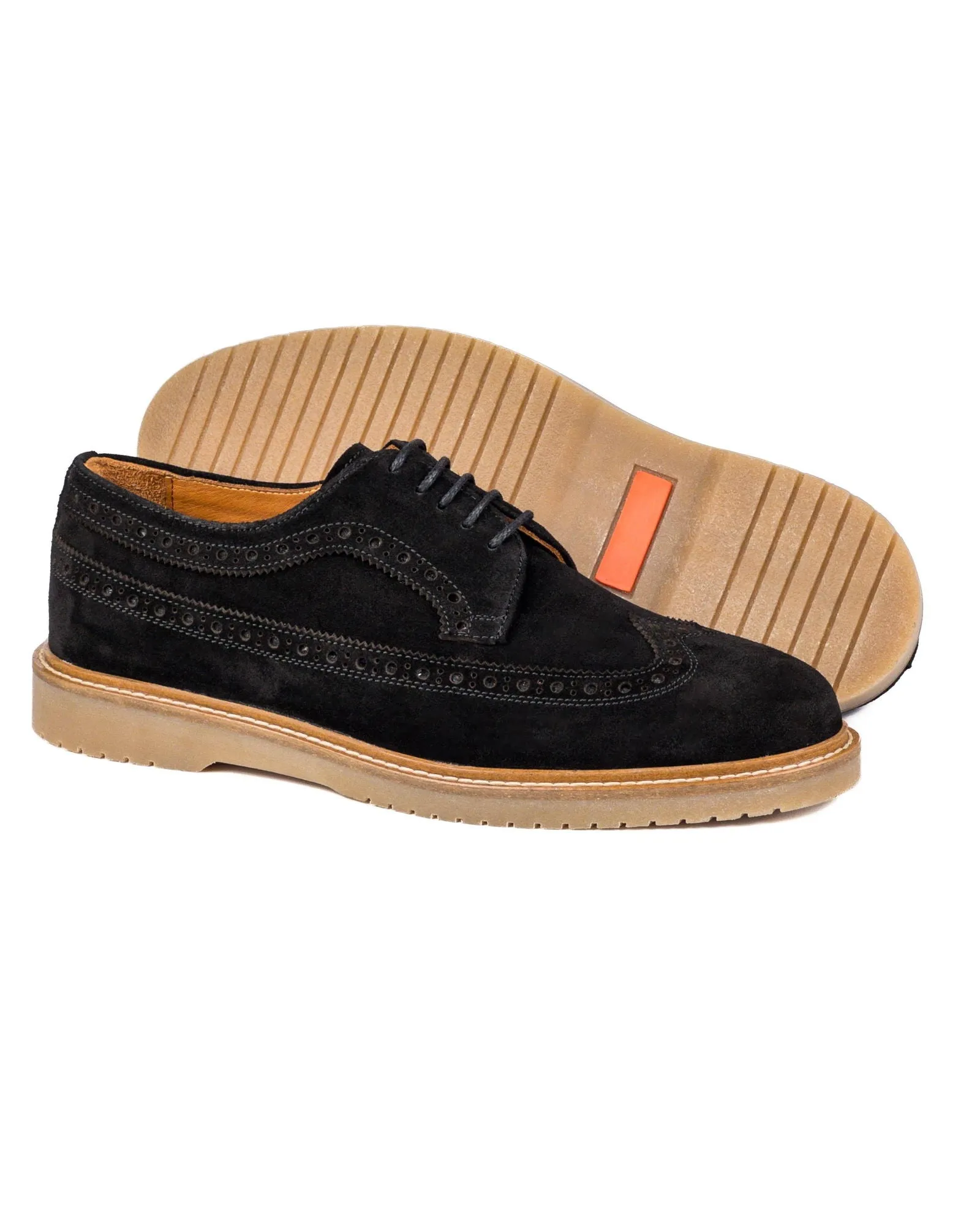 T-Tango-S Black Genuine Suede Leather Casual Classic Men's Shoes