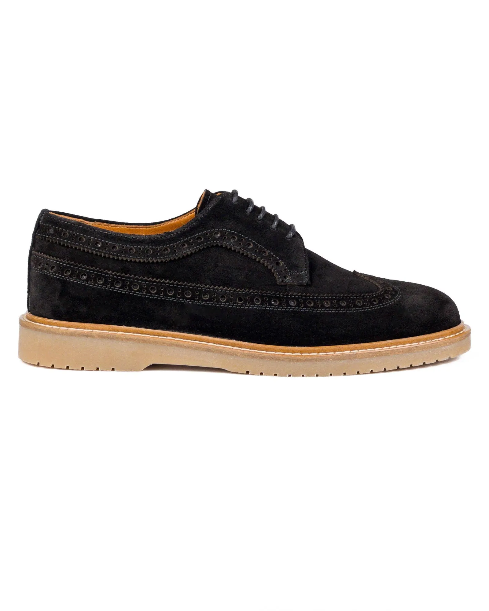 T-Tango-S Black Genuine Suede Leather Casual Classic Men's Shoes
