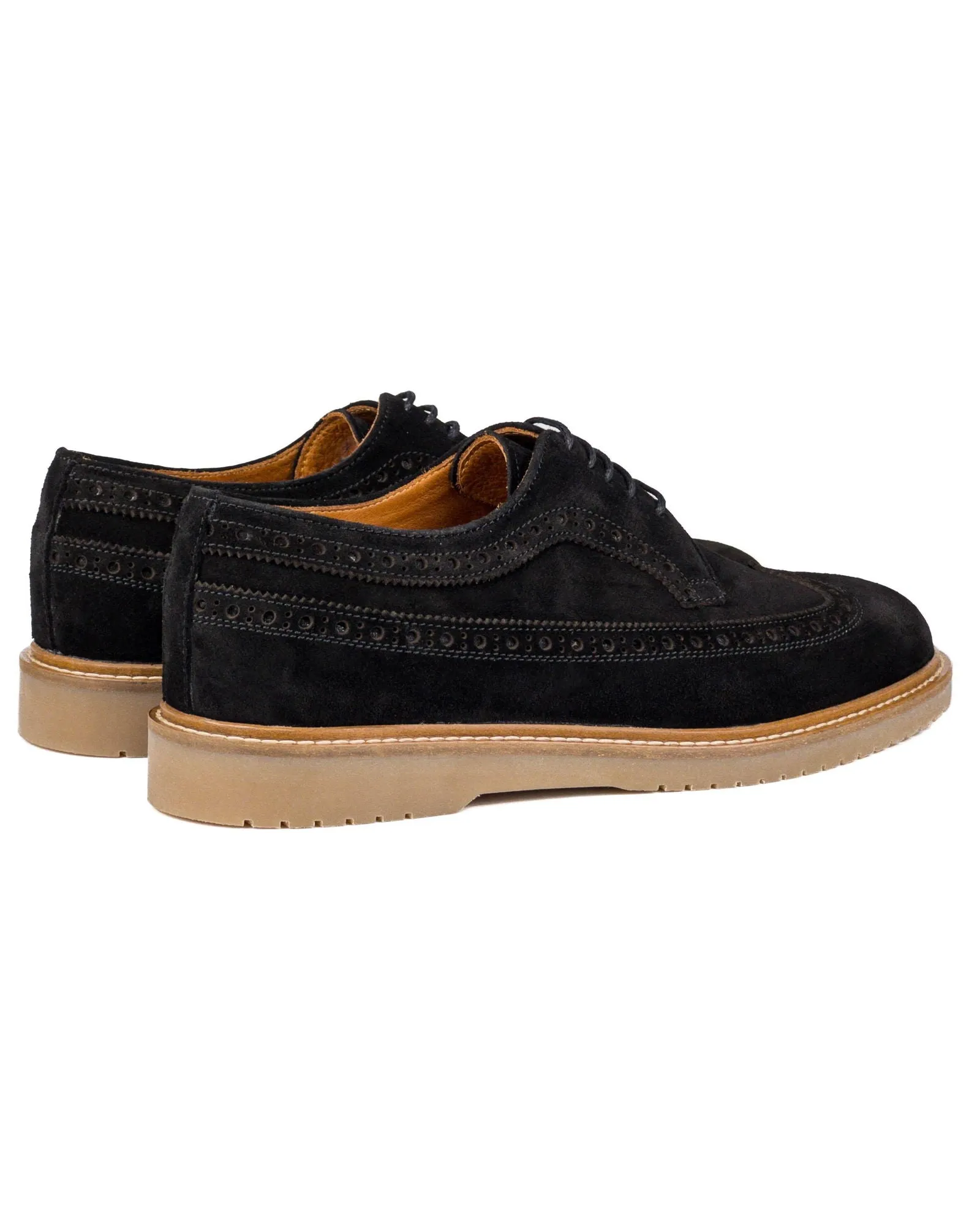 T-Tango-S Black Genuine Suede Leather Casual Classic Men's Shoes