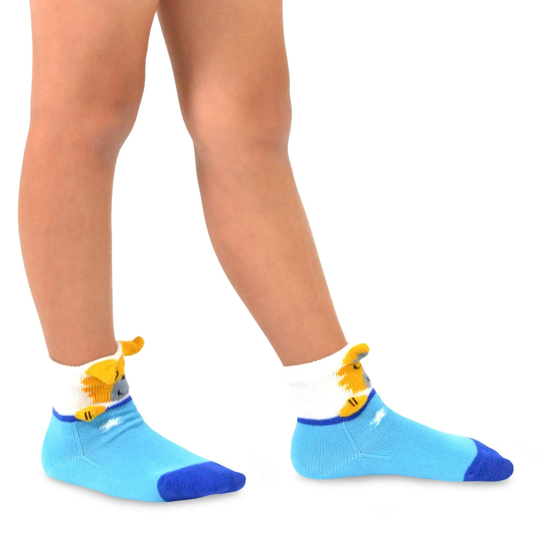 TeeHee Socks Kid's Fox Cotton Short Crew (K1512)