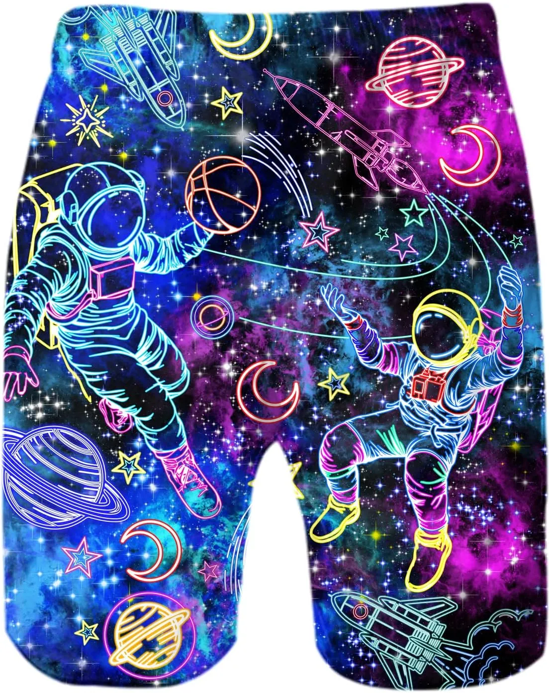 uideazone Men Swim Trunks Drawstring Elastic Waist Quick Dry Beach Shorts with Mesh Lining Swimwear Bathing Suits