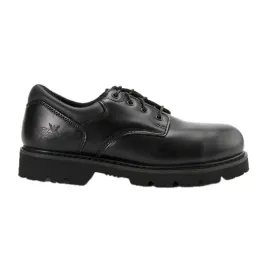 Uniform Classics Steel Toe Oxford Shoe Black