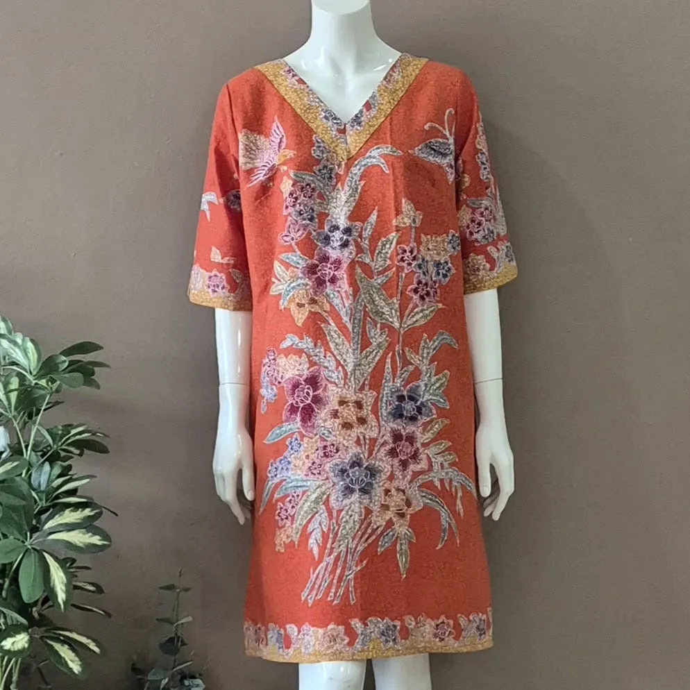 V Neck Dress - M