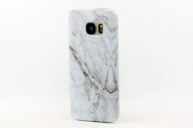 White Marble Samsung Phone Case