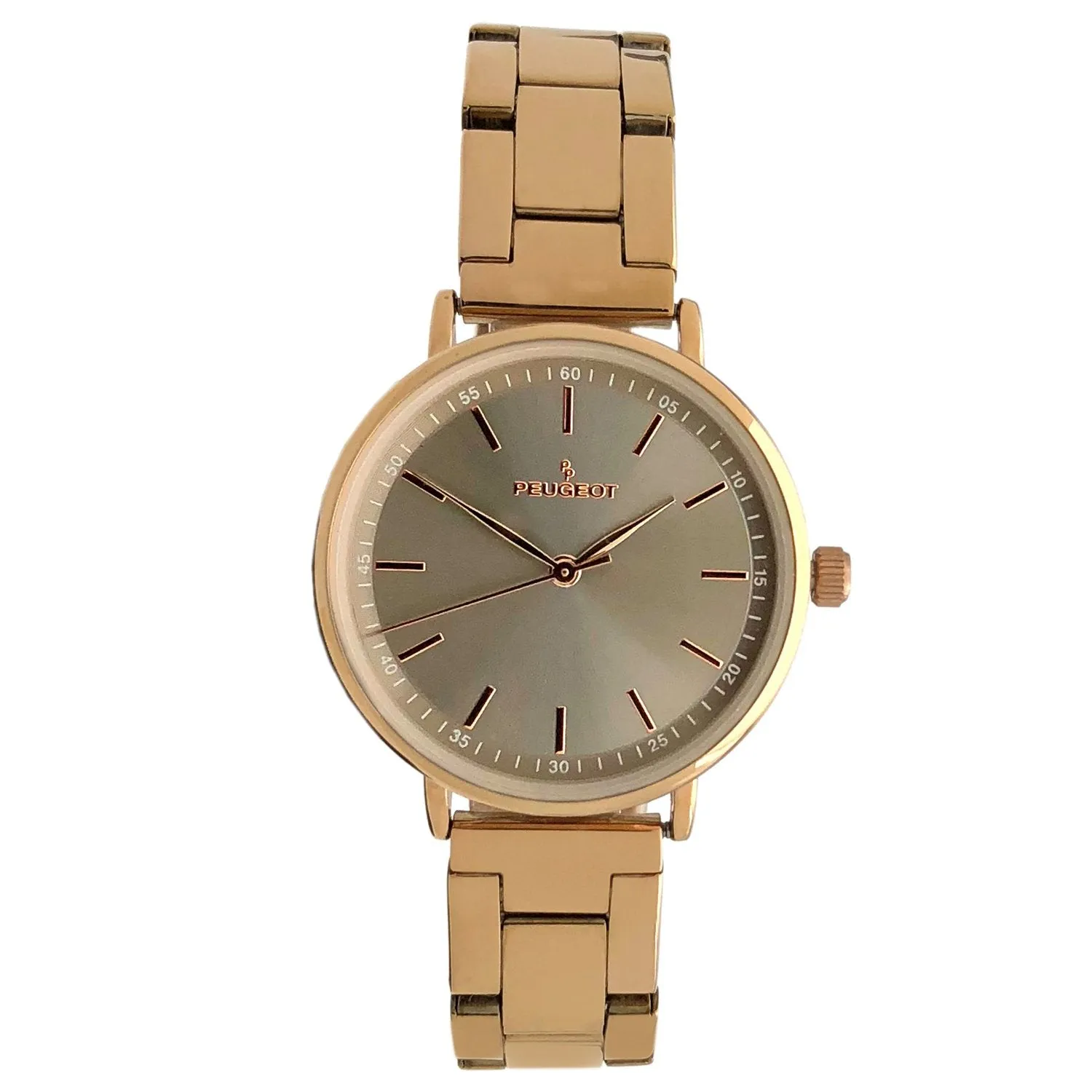 Women's Grey Watch 30mm Sleek Rose Gold  Stainless Steel Bracelet