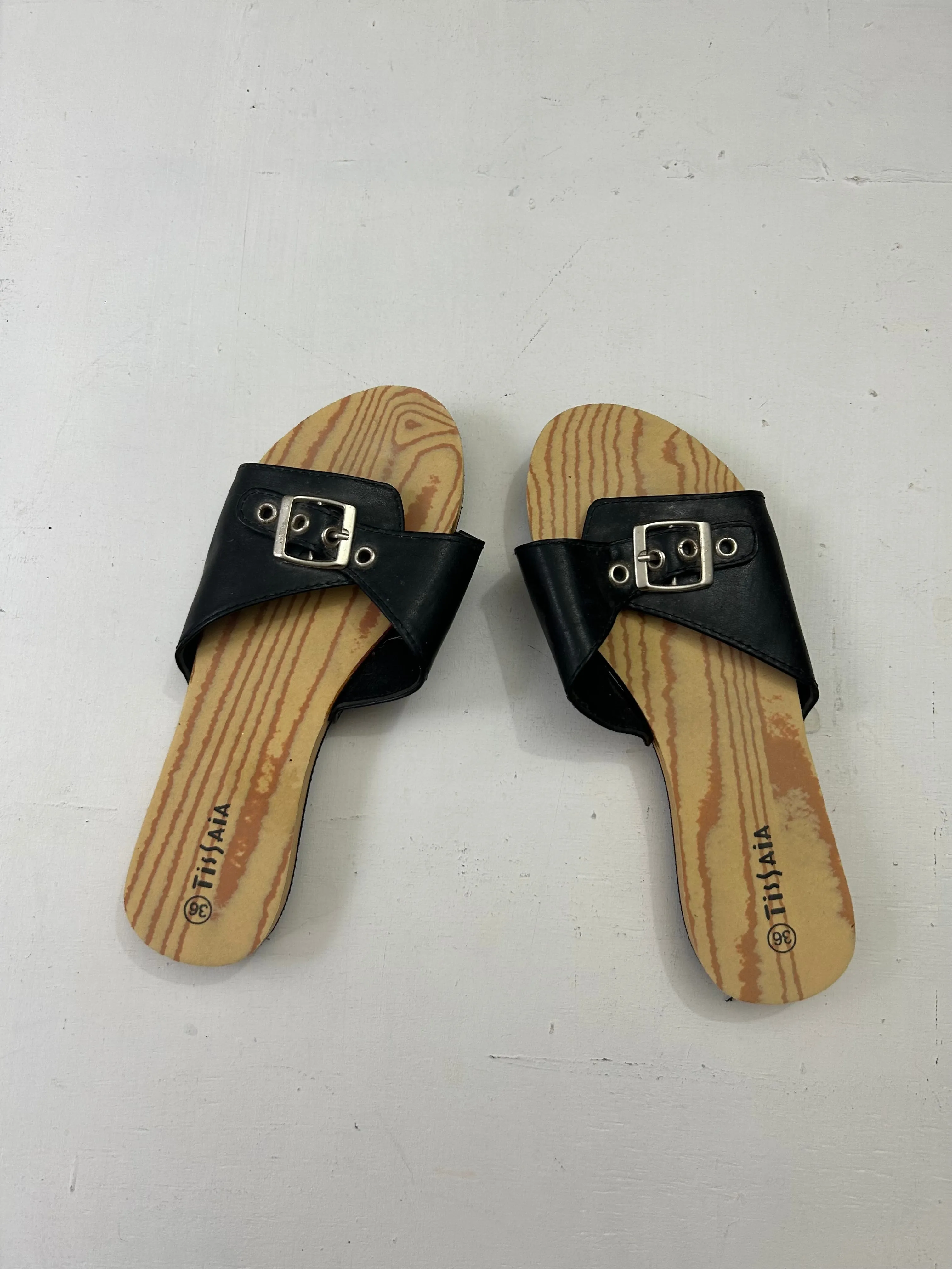 Wood buckle summer mules (36)